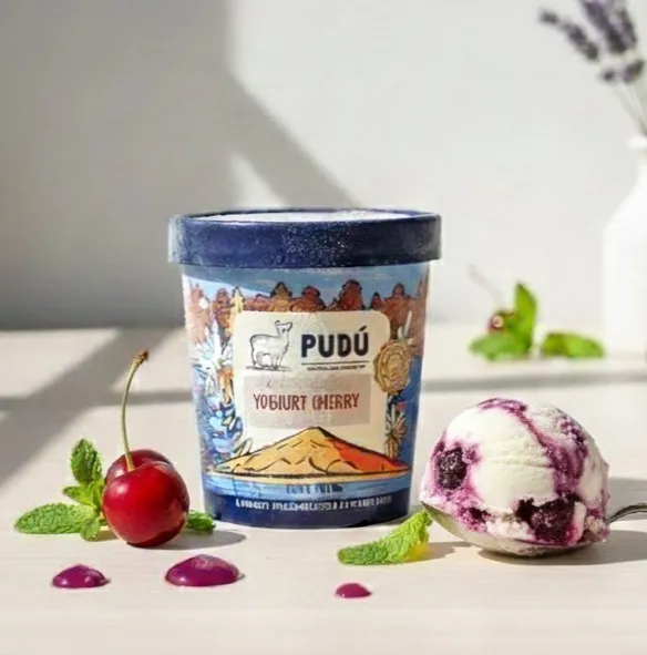 HELADO YOGHURT CHERRY — Compartir