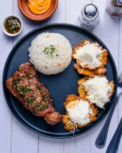 Lomo Liso con contornos + Cerveza