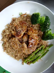 Bowl de pollo teriyaki
