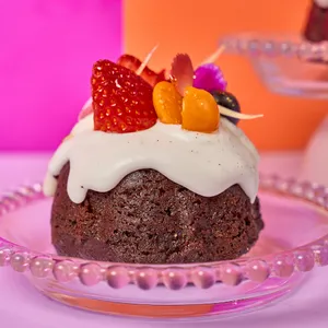 Volcan de Chocolate y Frutas Mini