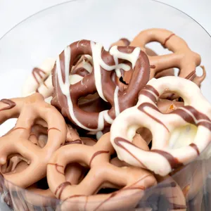 Pretzels de Chocolate Sin Azúcar
