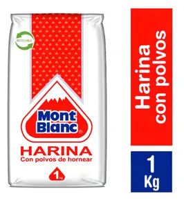 Harina Mont Blanc Con Polvos (1 kg)