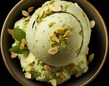 Helado de pistacho
