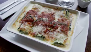 Cannelloni de Ricota Espinaca SALSA ESPECIAL
