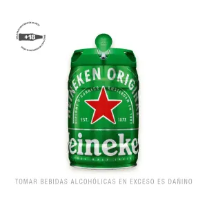 Cerveza Heineken Barril X 5 Lt