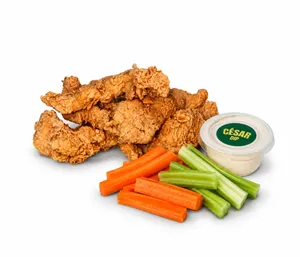 5 tenders + veggies + dip césar