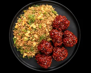 Calugas Pollo Coreanas (4 Opciones) + Arroz Chaufa