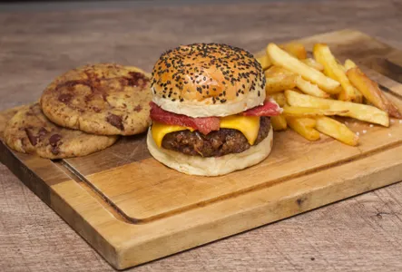 Bacon Cheese Burger+brown Butter Cookie