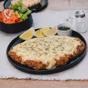 Milanesa Fugazzeta