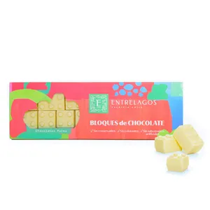 785 - Bloque de chocolate blanco para armar 120 gr.