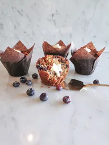 Muffin arándano queso crema