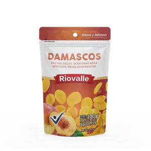 Damascos riovalle deshidratados x 100 grs Damascos riovalle deshidratados x 100 grs
