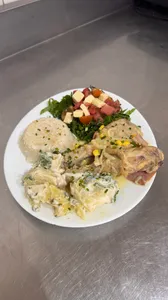 Pernilitos en salsa ranch