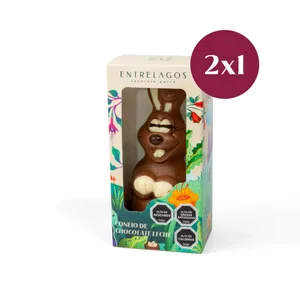 P927 - Pack 2x1 Conejo Sonriente 32% cacao 120 Gr.