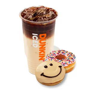 Iced Macchiato XL + 2 Donuts