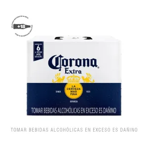 Cerveza Corona Extra Six Pack Lata x 473ml