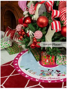 PISO / FALDA NAVIDEÑO DE ARBOL MICKEY  MEDIANO