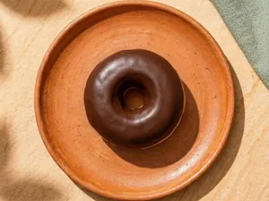 Dona Cubierta de Chocolate