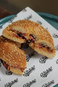 Bagel de mermelada