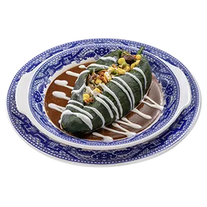 Chile poblano supremo con queso de cabra SKU 18700