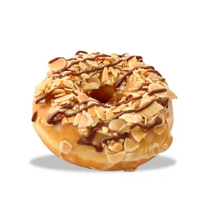 Donut Premium Almendra Cinta de Chocolate