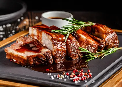 Sirloin de Cerdo Agridulce