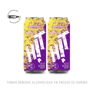 Pack 2 RTD Hit Piña Colada Lata 355 ml