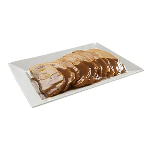 Pierna de cerdo mechada con chabacano  y tocino 1 kg SKU 18708