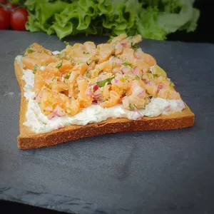Tártaro Salmón Lachs para 1
