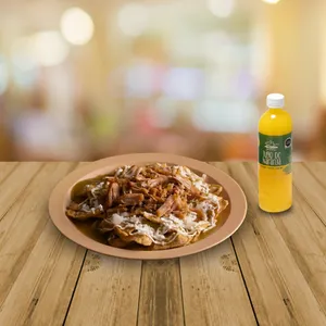 Combo chilaquiles con maciza