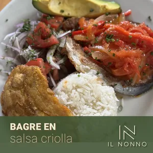 Bagre en salsa criolla