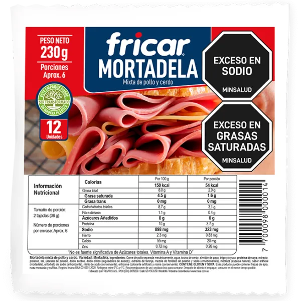 MORTADELA FRICAR X 230G