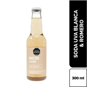 Soda Hatsu Uva Blanca y Romero 300ML