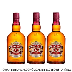 Whisky Chivas Regal 12yo 700 ml x 03 Und