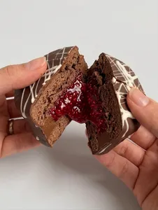 Alfajor Artesanal de Frambuesa