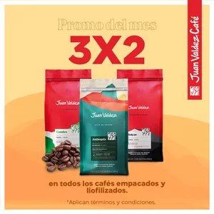 3x2 en Café Empacado