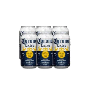 Corona Cerveza Extra Lata Six Pack 355 ml