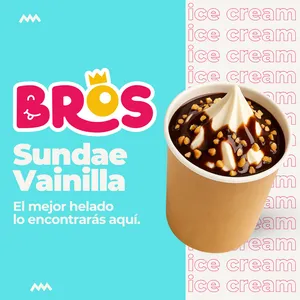 SUNDAE BROS VAINILLA