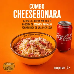 Cheesebonara & Bebida