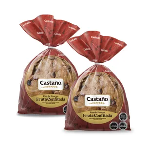2X Pan de Pascua Castaño Fruta Confitada 700g