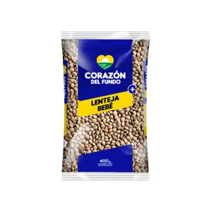 Lenteja Bebe Corazón del Fundo Bolsa x 400 g