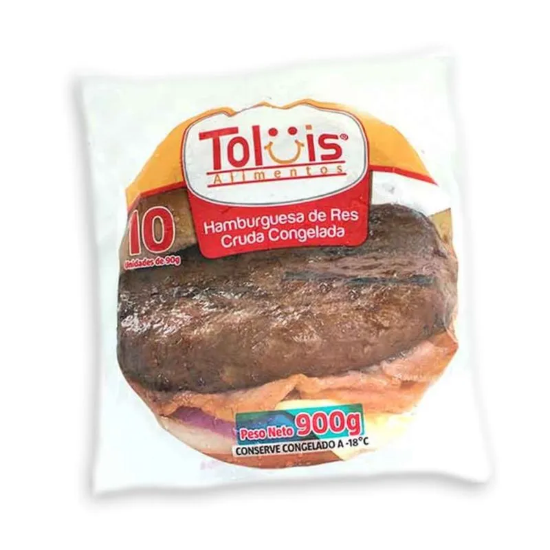 Hamburguesa toluis tradicional x 10 unidades