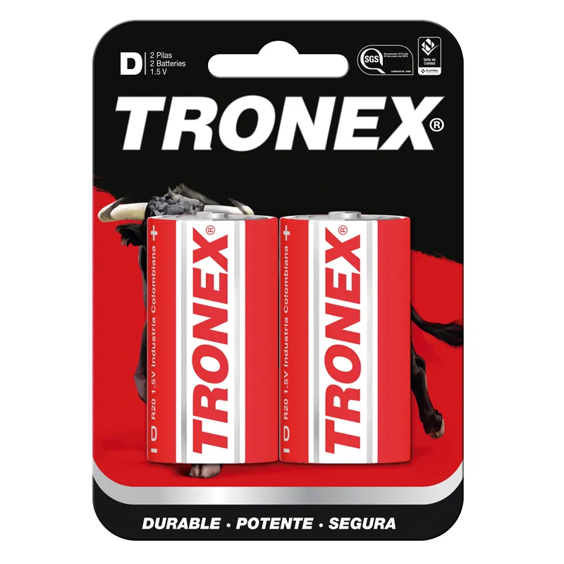 PILA TRONEX D X 2 UNS ROJA PILA TRONEX D X 2 UNS ROJA