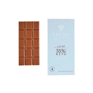 Barra Keto Leche 35% Cacao 50 Gramos
