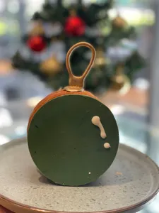 Christmas sparkle pistacho