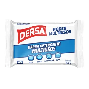 BARRA DETERGENTE DERSA PODER 350G MULTIUSOS BARRA DETERGENTE DERSA PODER 350G MULTIUSOS