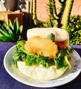 Bao de Camarones panko x 2 uni.