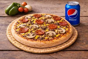 Pizza personal + bebida