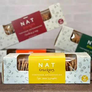 NAT CRACKERS | CAJÚ, PASAS Y JENGIBRE