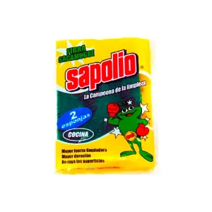 Fibra Verde Sapolio Multiuso X 2 Und